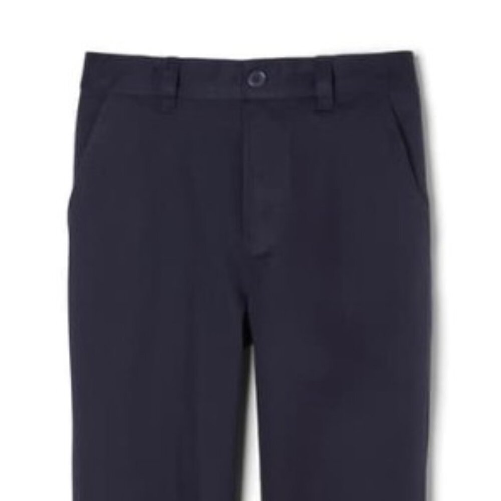 NEW French Toast Boy Navy School Uniform Pull-On Relaxed Fit Stretch Twill Pant